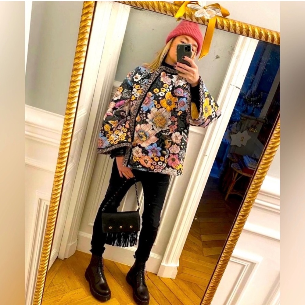 Quilted Patchwork Sherpa Lined Jacket